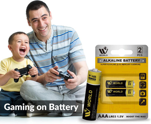 Alkaline AAA Battery Cells - 4 Pcs | WBM WORLD